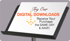 Try our digital downloads!  Receive your order the same day and save!